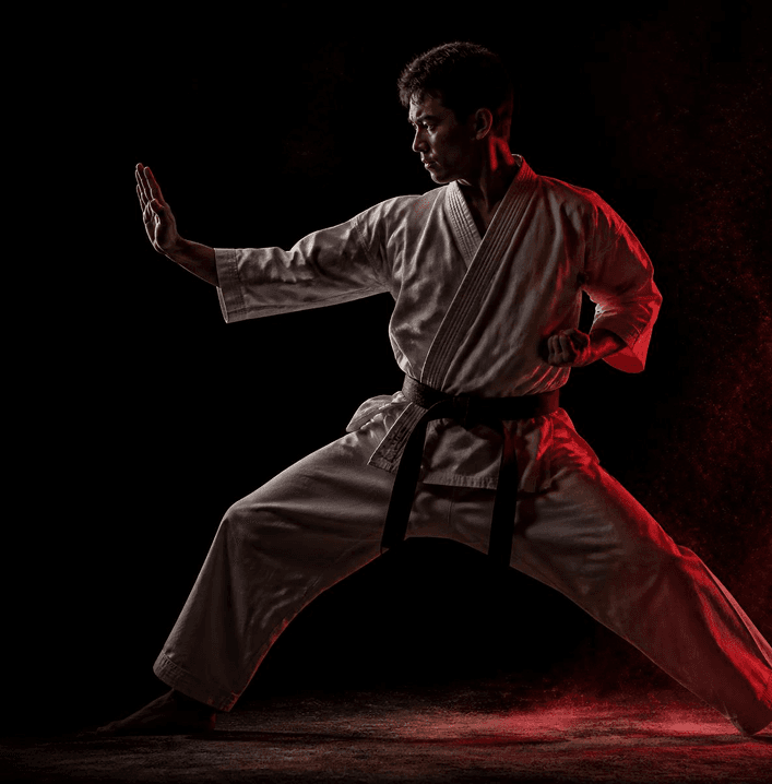 Karate athlete